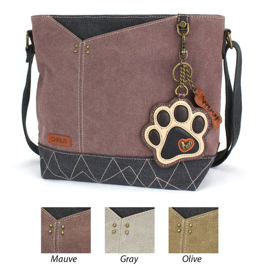 Chala Paw Print Crescent Crossbody - The Slobber Shoppe