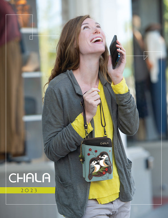 Chala Cell Phone Crossbody Dragonfly Black