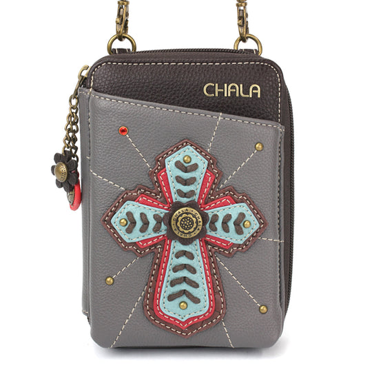 Chala Retro Convertible Purse - Charming Charms Cross+FAITH